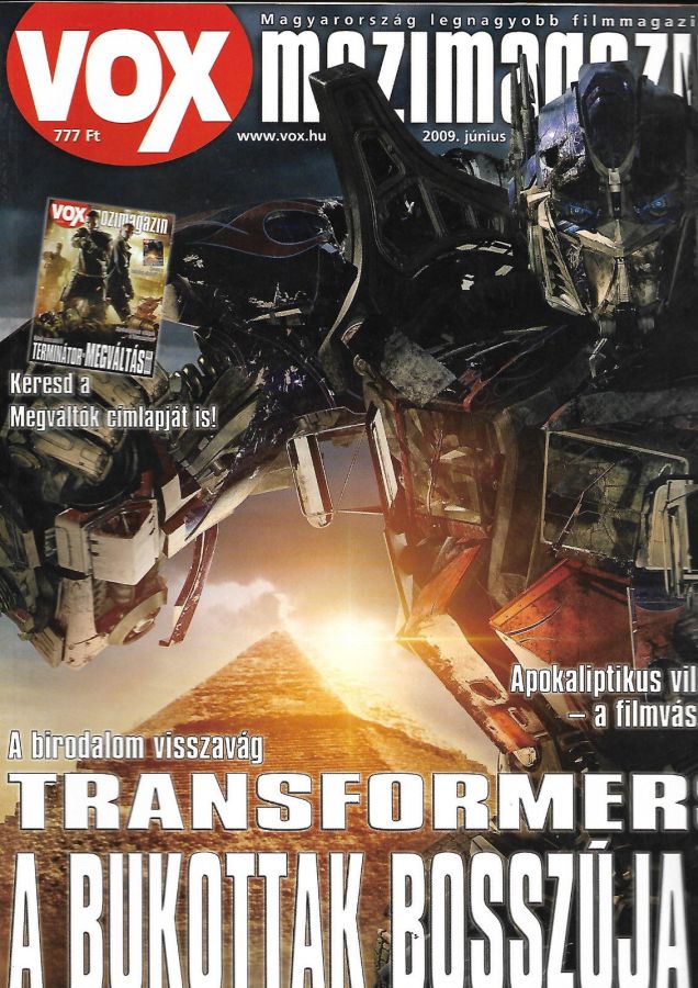 VOX (HU) magazine side cover Issue 146 June 2009