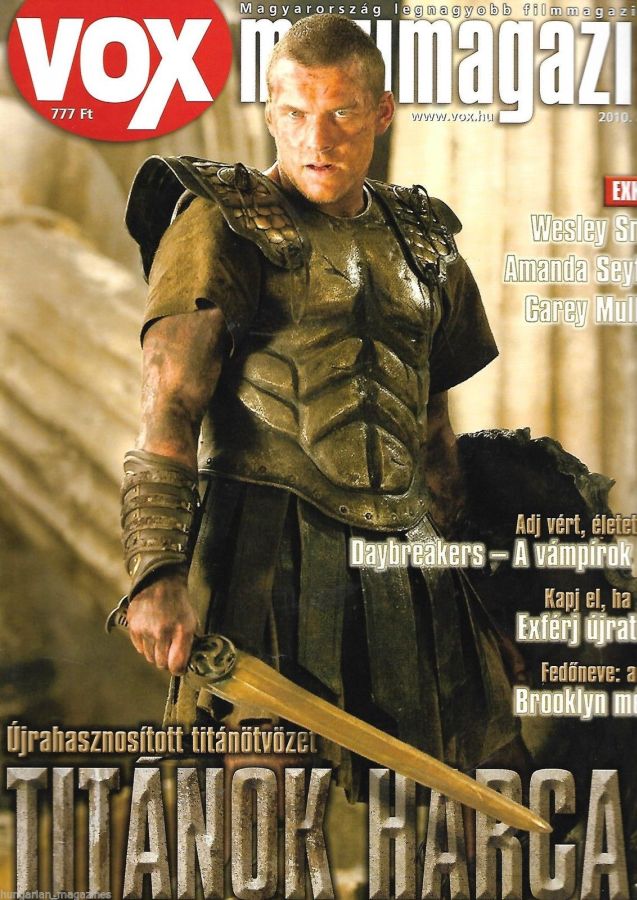 VOX (HU) magazine side cover Issue 156 April 2010