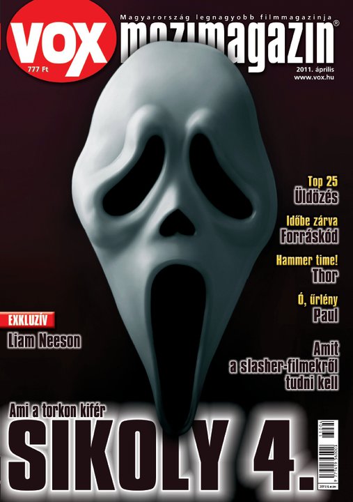 VOX (HU) magazine side cover Issue 168 April 2011
