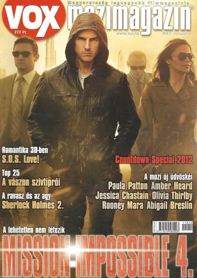 VOX (HU) magazine side cover Issue 176 December 2011