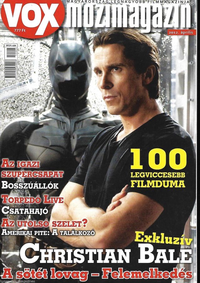 VOX (HU) magazine side cover Issue 180 April 2012