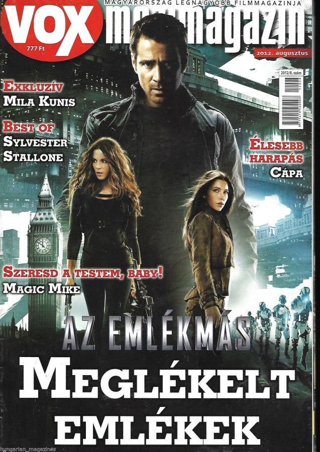 VOX (HU) magazine side cover Issue 184 August 2012