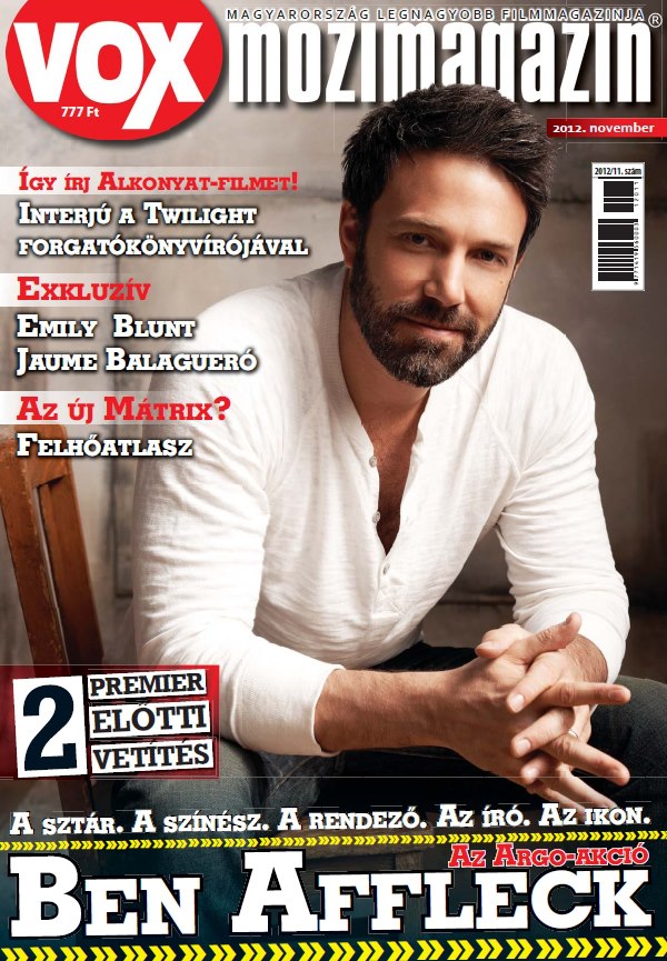 VOX (HU) magazine side cover Issue 187 November 2012