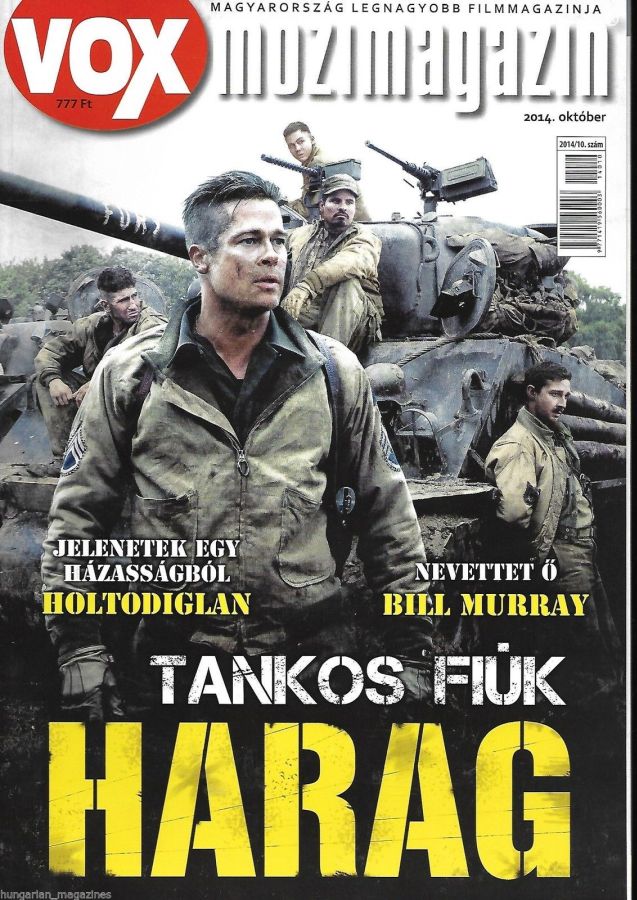 VOX (HU) magazine side cover Issue 210 October 2014