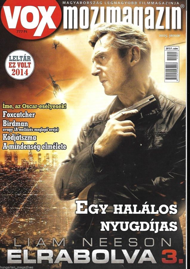 VOX (HU) magazine side cover Issue 213 January 2015