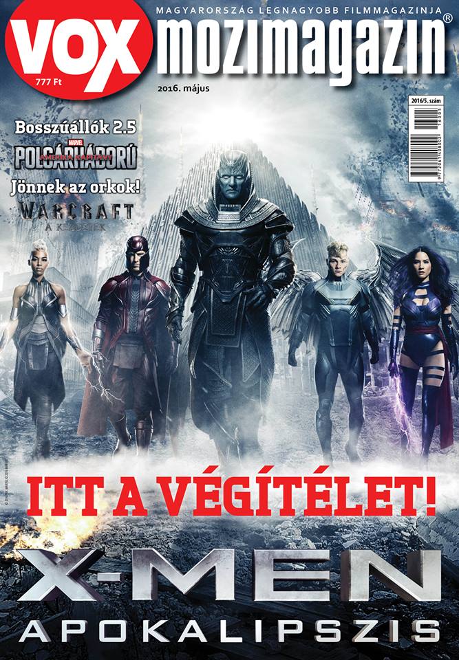 VOX (HU) magazine side cover Issue 229 May 2016