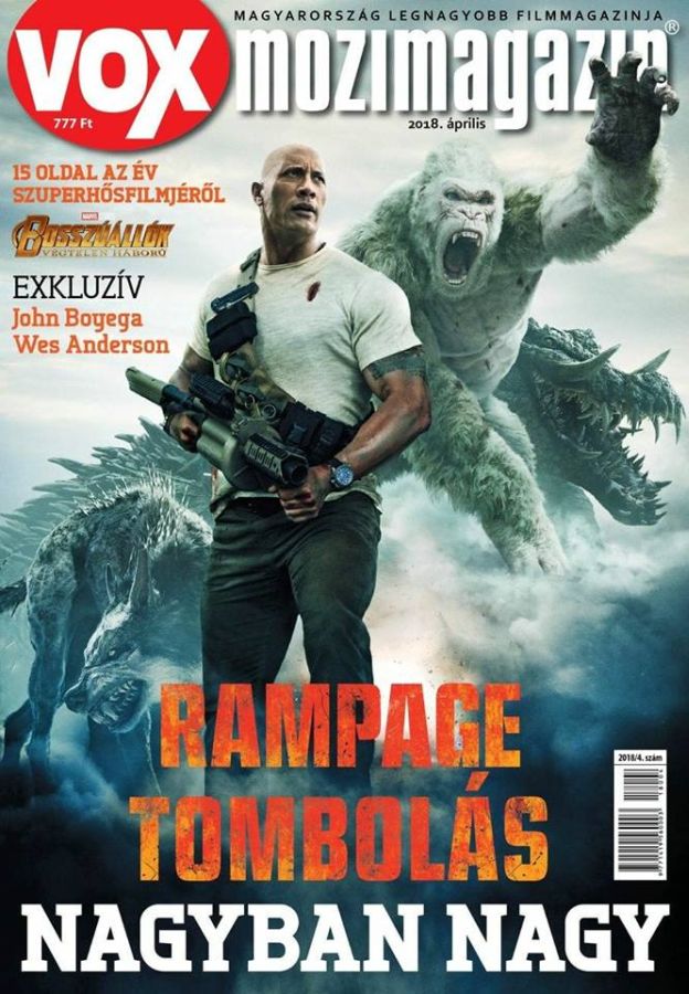 VOX (HU) magazine side cover Issue 252  April 2018