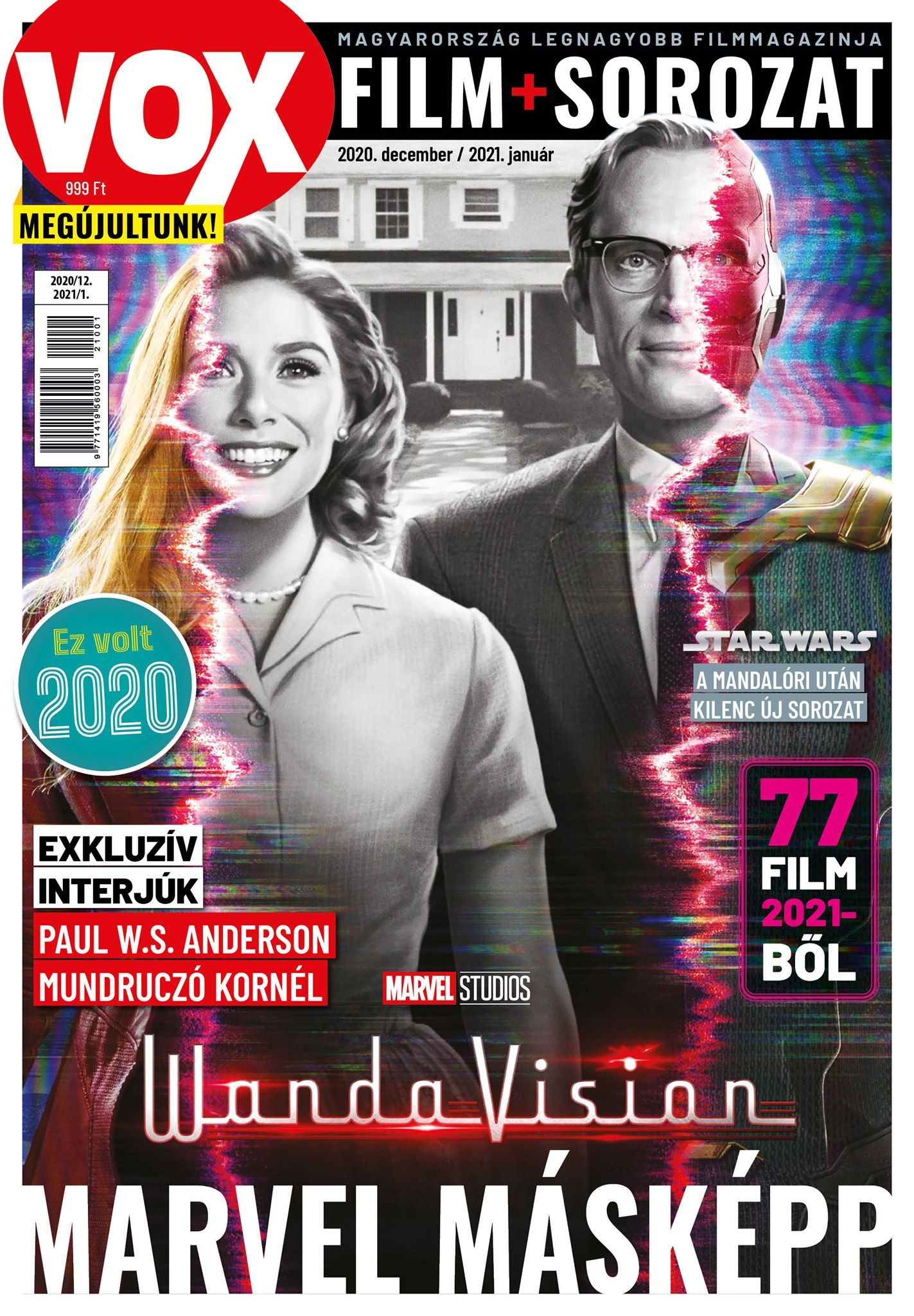 VOX (HU) magazine side cover Issue 284-285  December 2020/ January 2021 