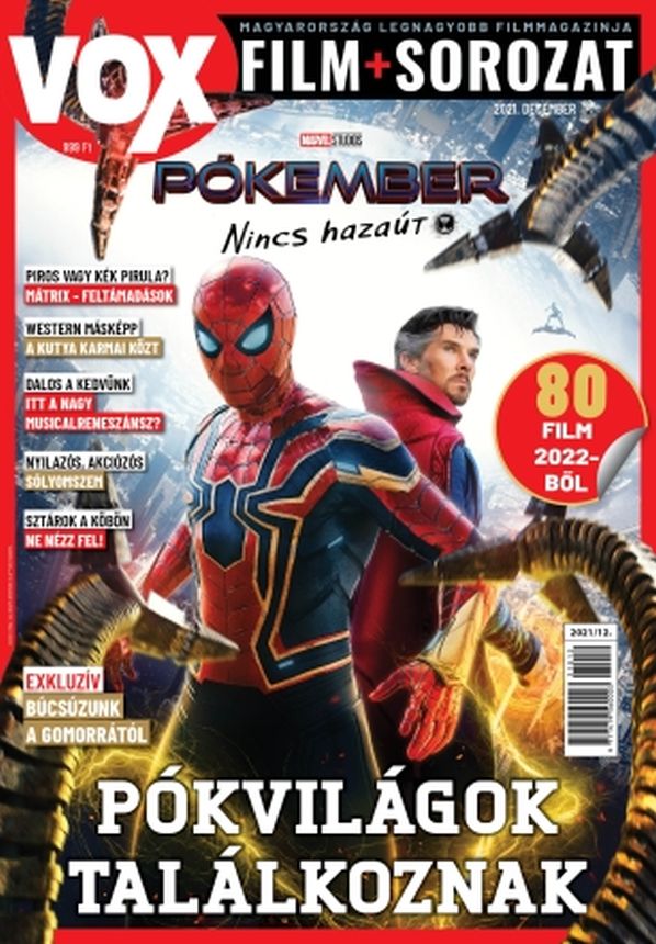 VOX (HU) magazine side cover Issue 296  December 2021