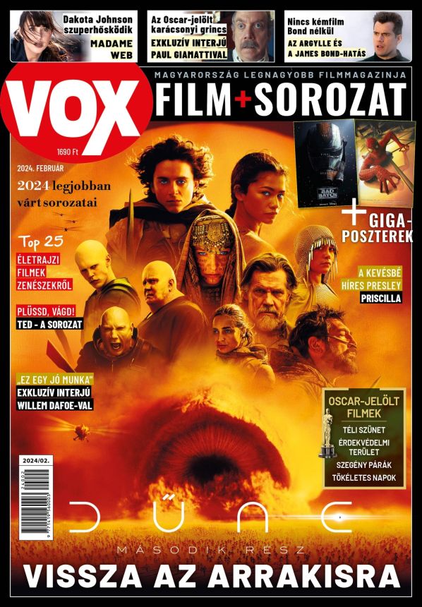VOX (HU) magazine side cover Issue 322  February 2024