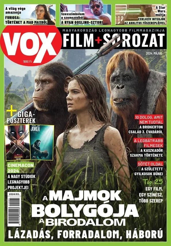VOX (HU) magazine side cover Issue 325  May 2024