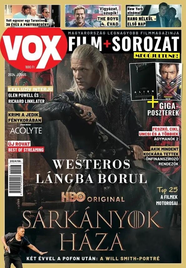 VOX (HU) magazine side cover Issue 326  June 2024