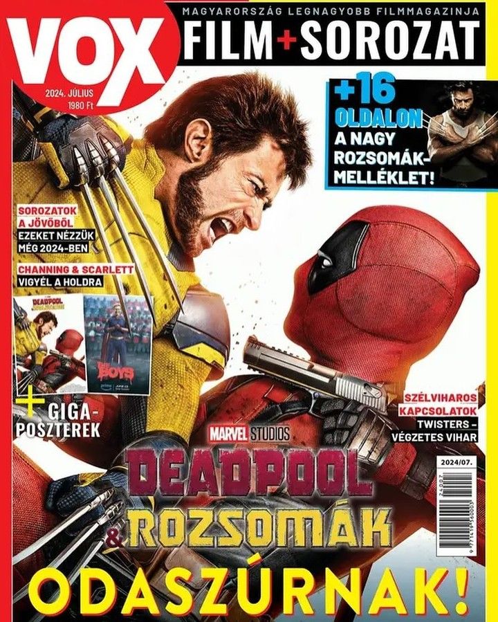 VOX (HU) magazine side cover Issue 327  July 2024