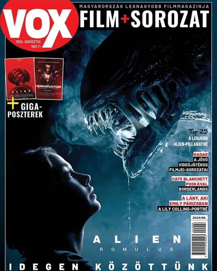 VOX (HU) magazine side cover Issue 328  August 2024