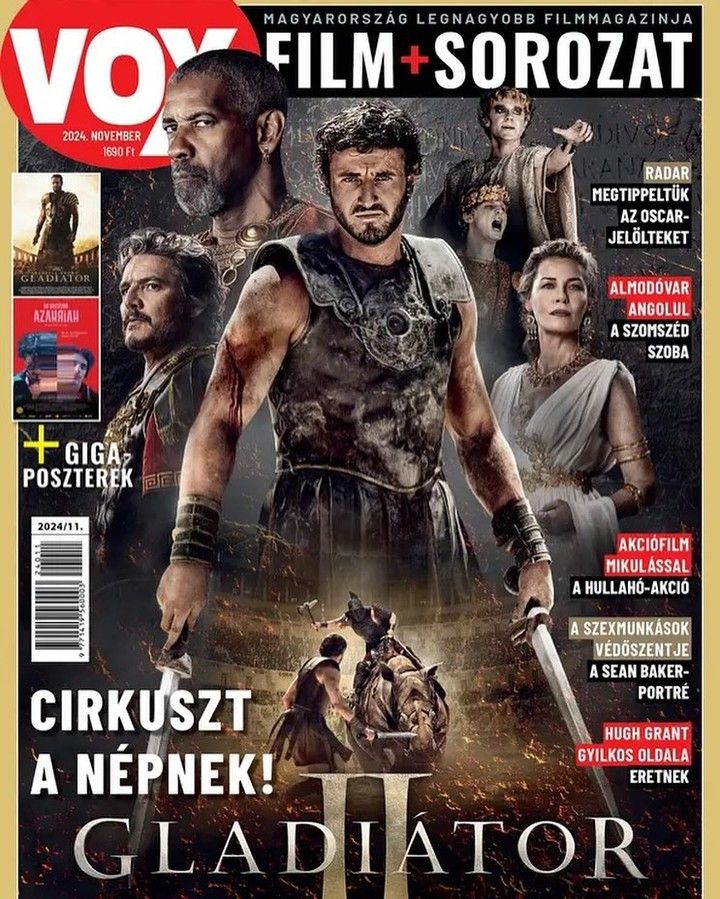 VOX (HU) magazine side cover Issue 331  November 2024