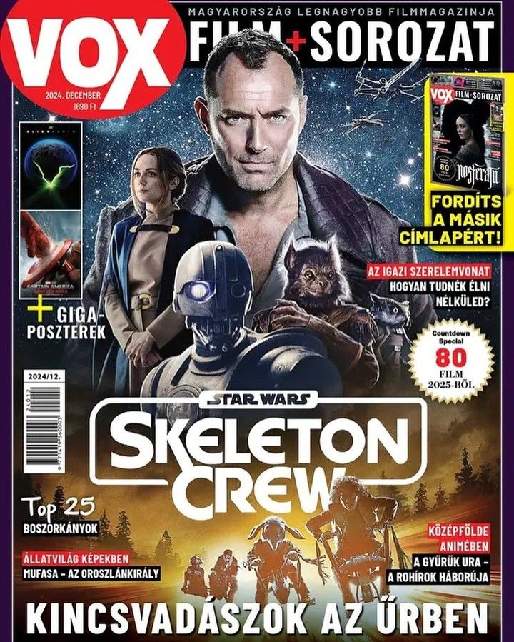 VOX (HU) magazine side cover Issue 332  December 2024