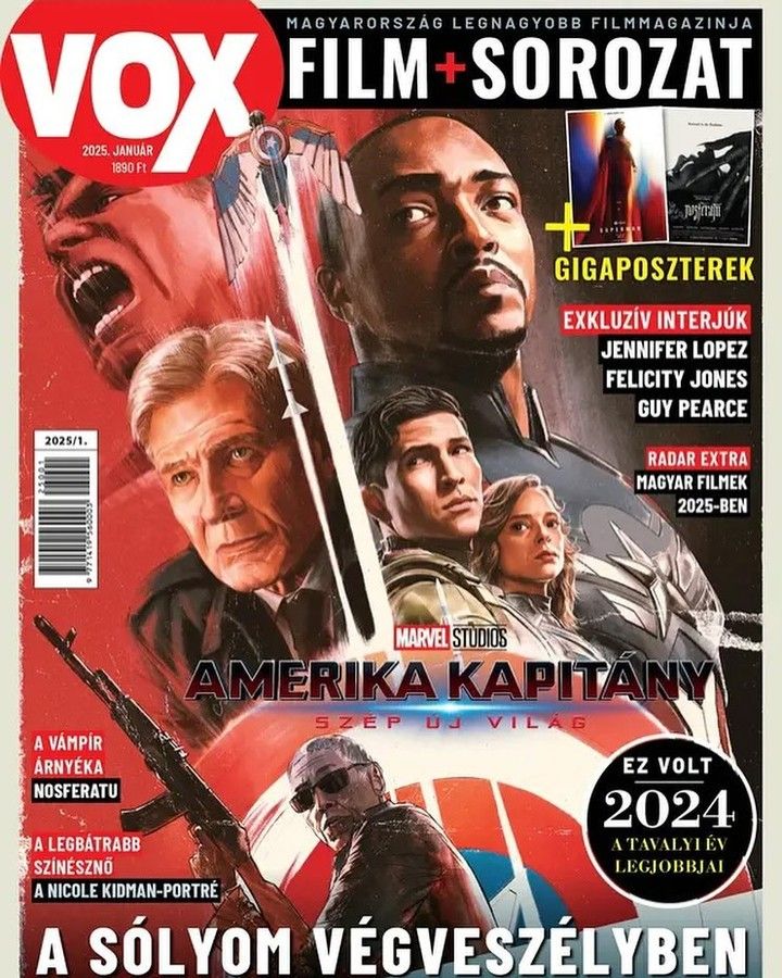 VOX (HU) magazine side cover Issue 333  January 2025
