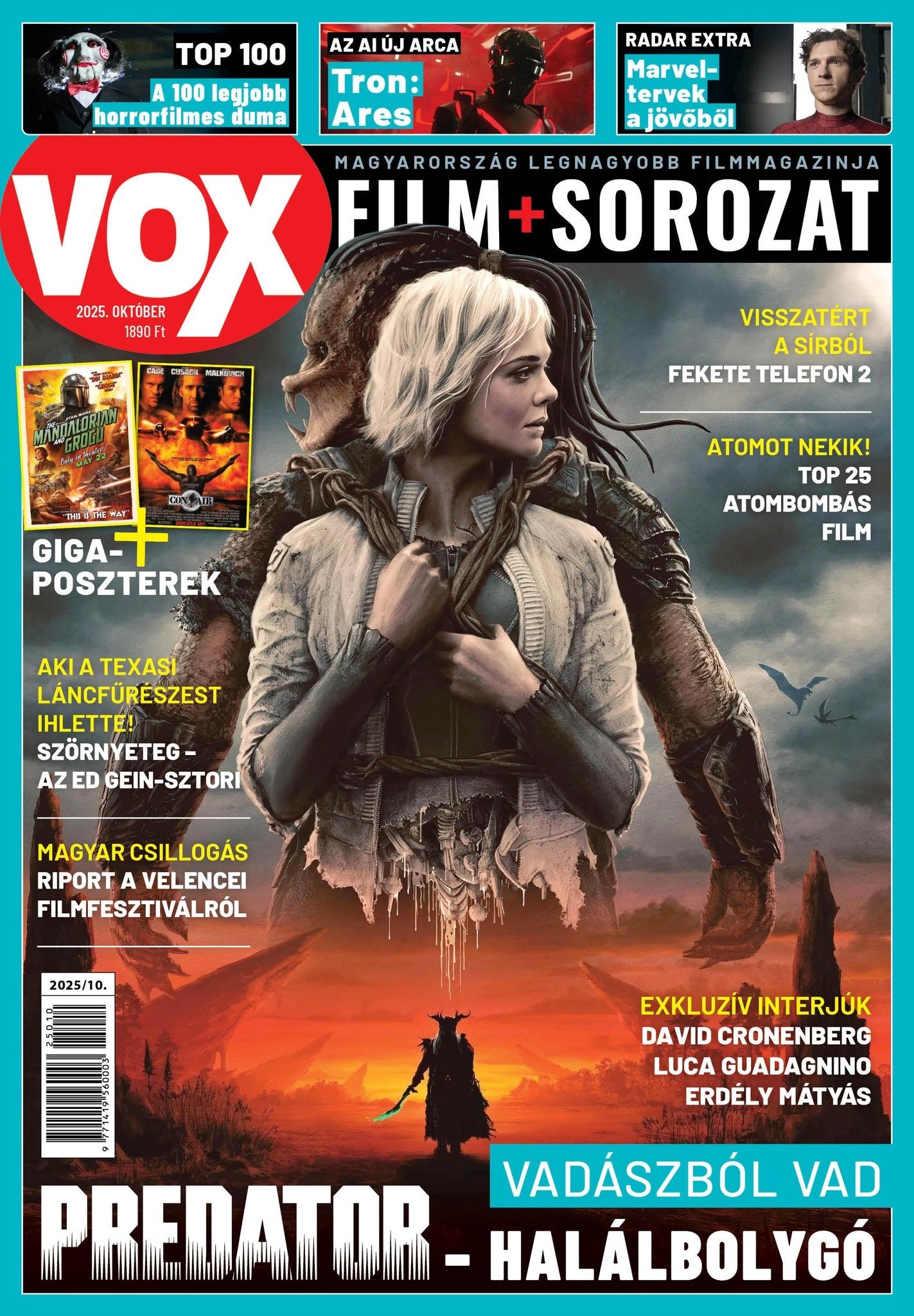 VOX (HU) magazine side cover  October 2025