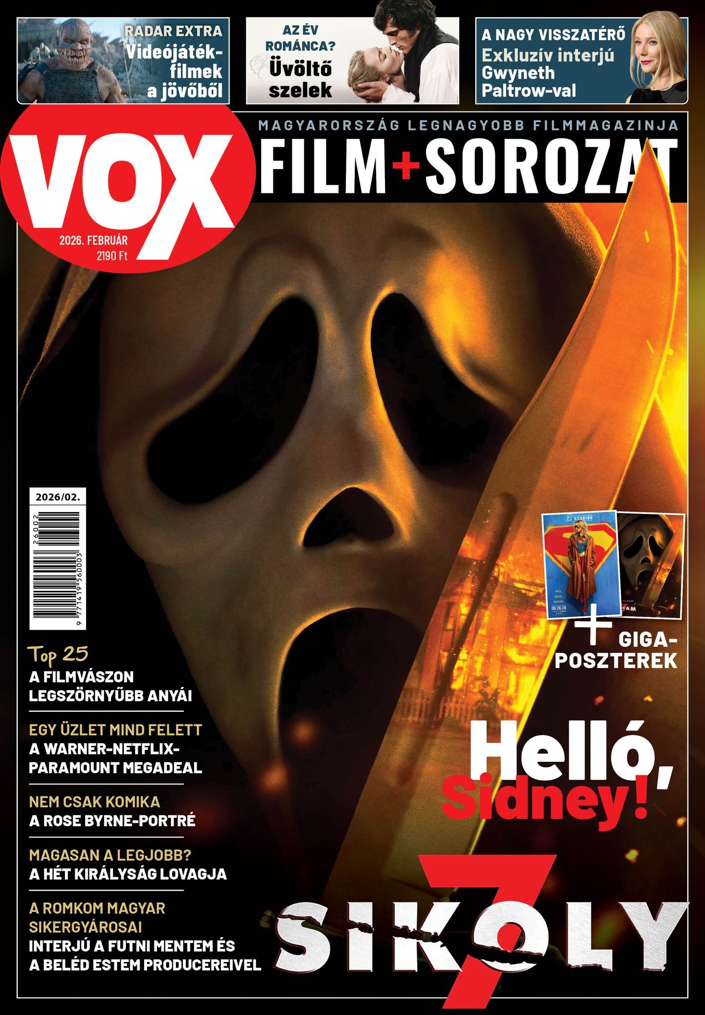 VOX (HU) magazine side cover  February 2026