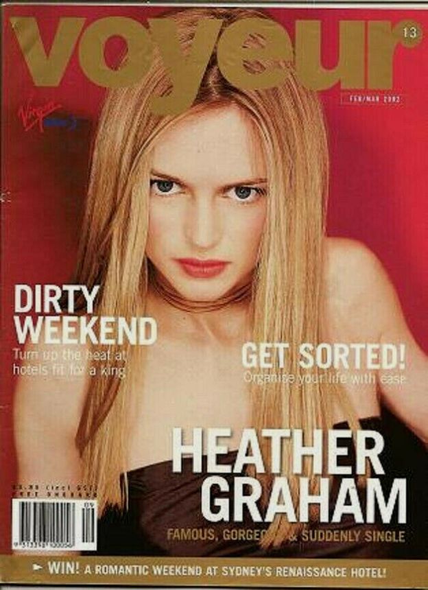 VOYEUR AUSTRALIA magazine side cover Issue 1  February/March 2002
