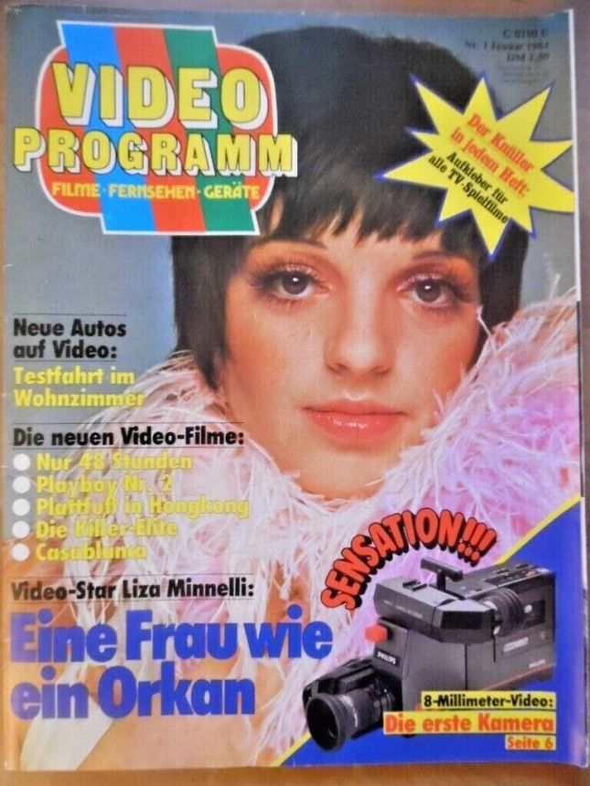 VIDEO PROGRAMM magazine side cover  January 1984