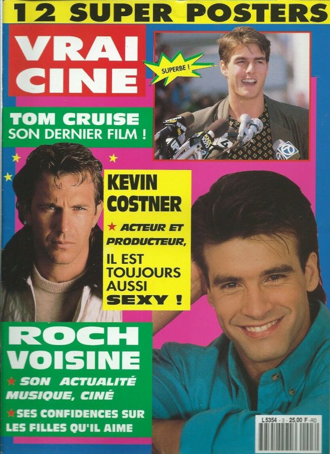VRAI CINE magazine side cover Issue 3   1992