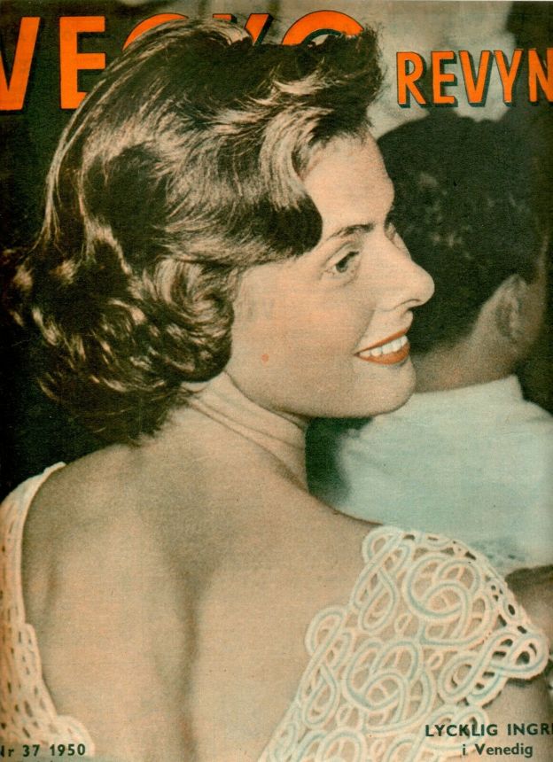 VECKO-REVYN magazine side cover Issue 37   1950