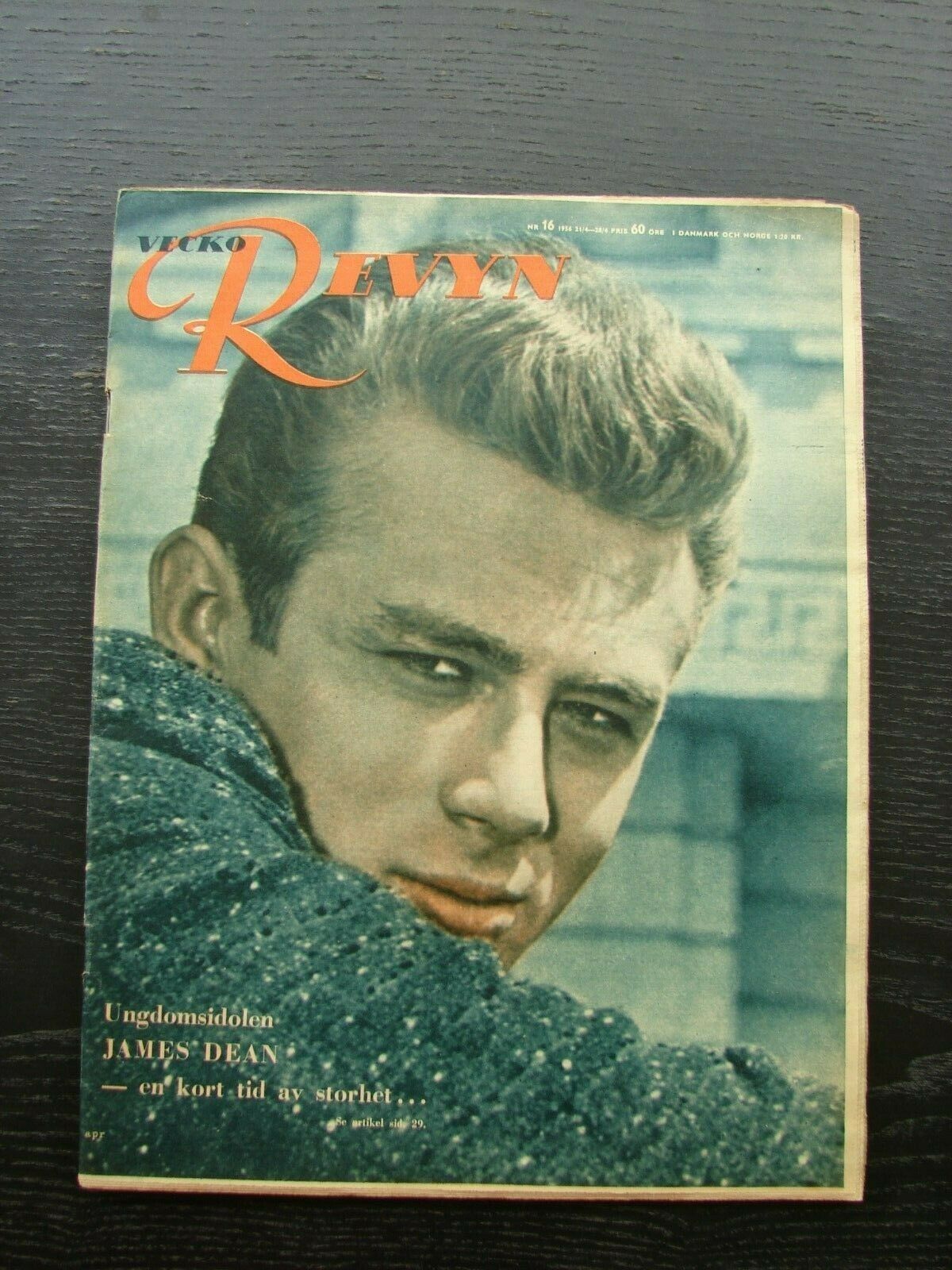 VECKO-REVYN magazine side cover Issue 16   1956