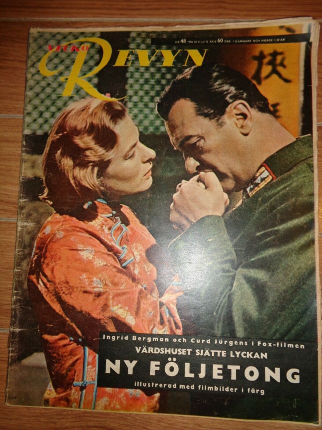 VECKO-REVYN magazine side cover Issue 48   1958