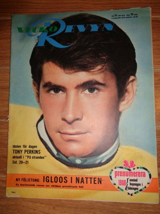 VECKO-REVYN magazine side cover Issue 51   1959