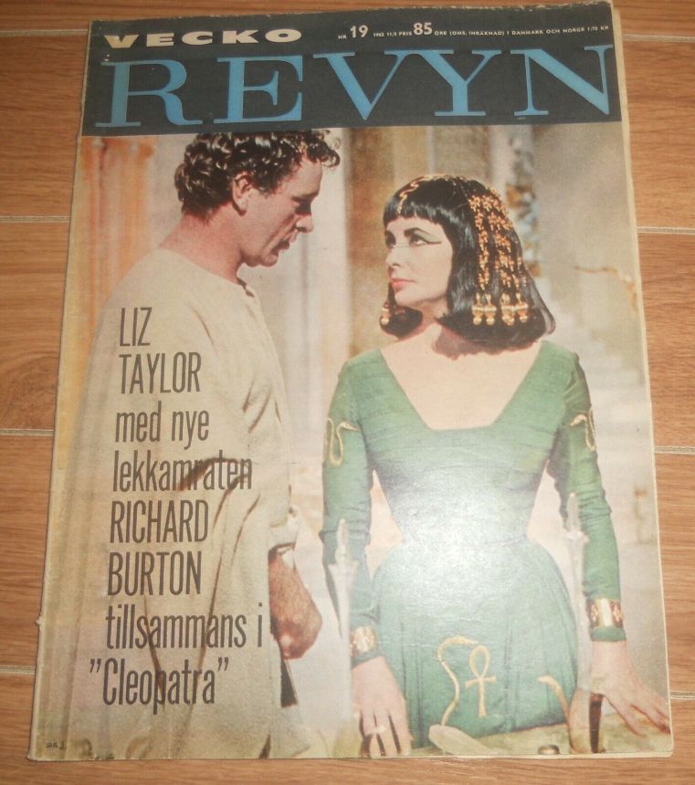 VECKO-REVYN magazine side cover Issue 19   1962
