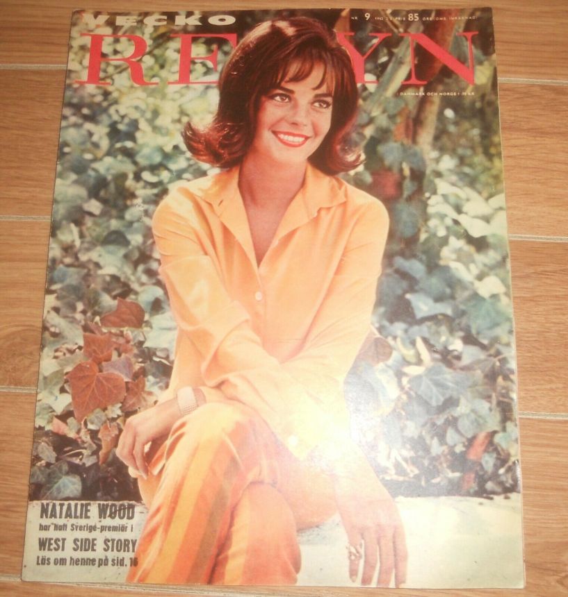 VECKO-REVYN magazine side cover Issue 9   1962