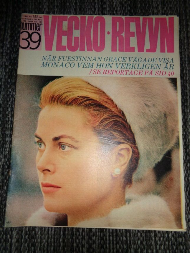 VECKO-REVYN magazine side cover Issue 39   1965