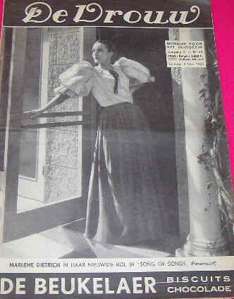 VROUW | DE magazine side cover 8 October 1931