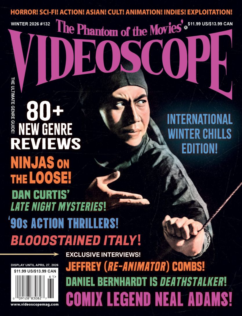 VIDEOSCOPE magazine side cover Issue 132 Winter 2025