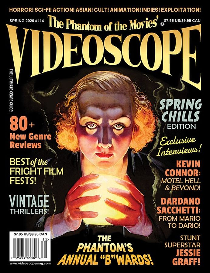 VIDEOSCOPE magazine side cover Issue 114 Spring 2020