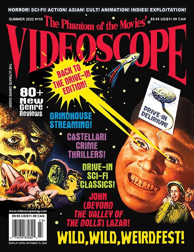 VIDEOSCOPE magazine side cover Issue 118 Summer 2022