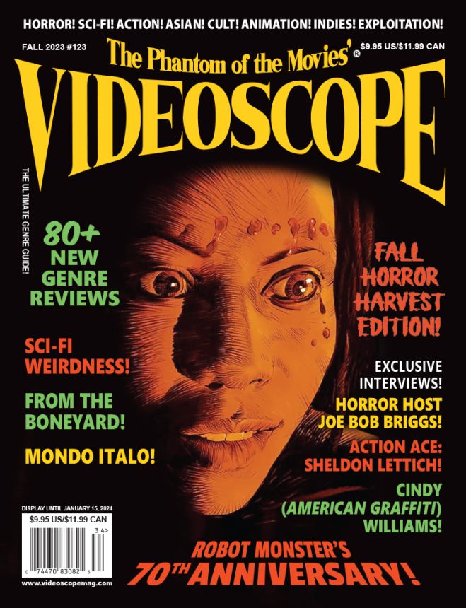 VIDEOSCOPE magazine side cover Issue 123 Fall 2023