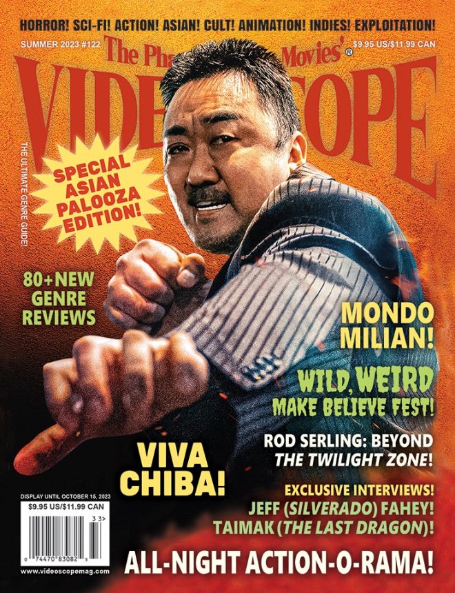 VIDEOSCOPE magazine side cover Issue 122 Summer 2023