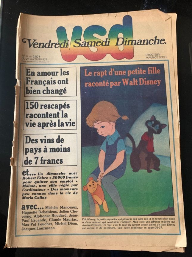 VSD magazine side cover Issue 3 23 September 1977