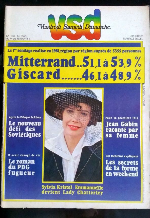 VSD magazine side cover Issue 188 9 April 1981
