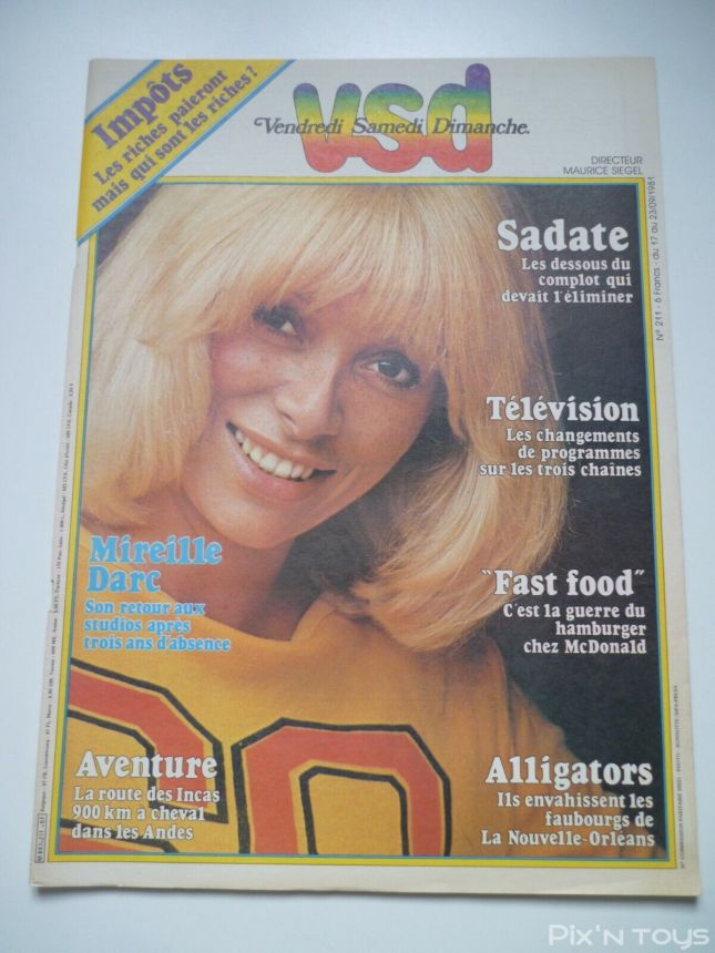 VSD magazine side cover Issue 211 17 September 1981