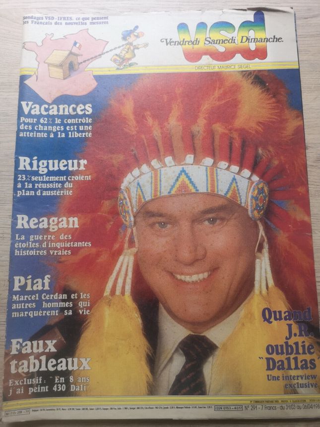 VSD magazine side cover Issue 291 31 March 1983