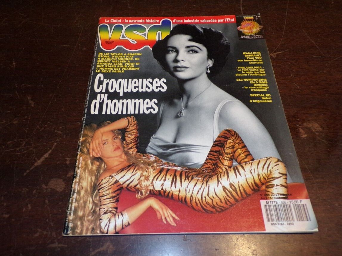 VSD magazine side cover Issue 856 27 January 1994