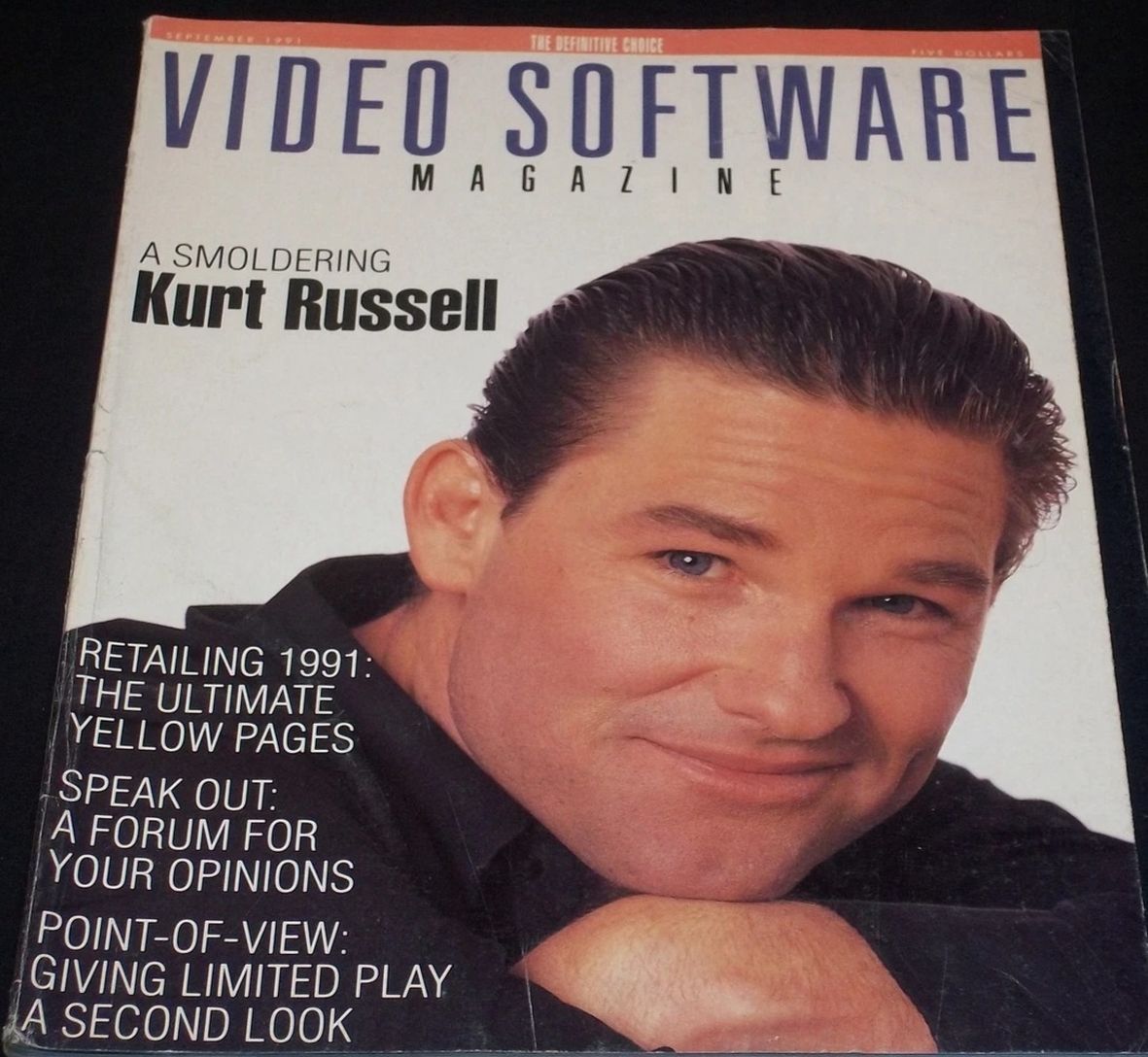 VIDEO SOFTWARE MAGAZINE magazine side cover  September 1991