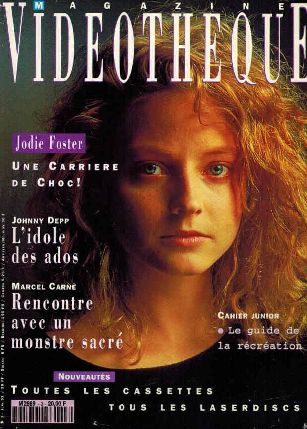 VIDEOTHEQUE magazine side cover Issue 3  2nd series June 1991