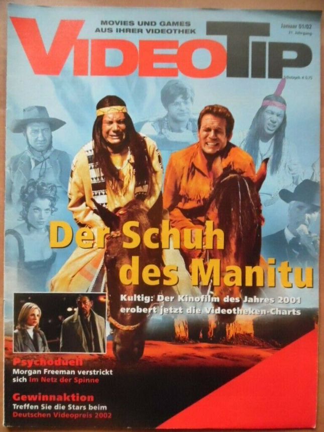 VIDEO TIP magazine side cover  January 2002