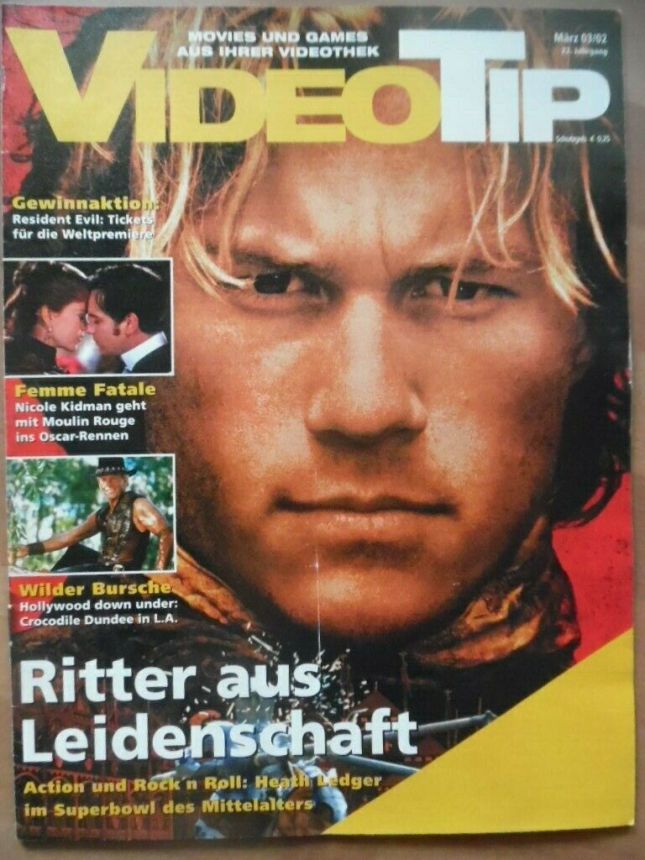 VIDEO TIP magazine side cover  March 2002