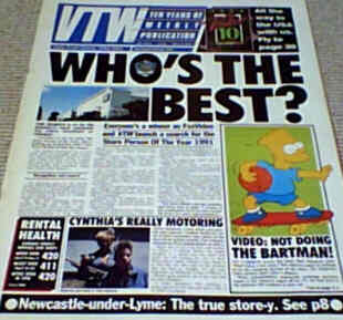 VIDEO TRADE WEEKLY magazine side cover  Vol 10 No 19 13 May 1991