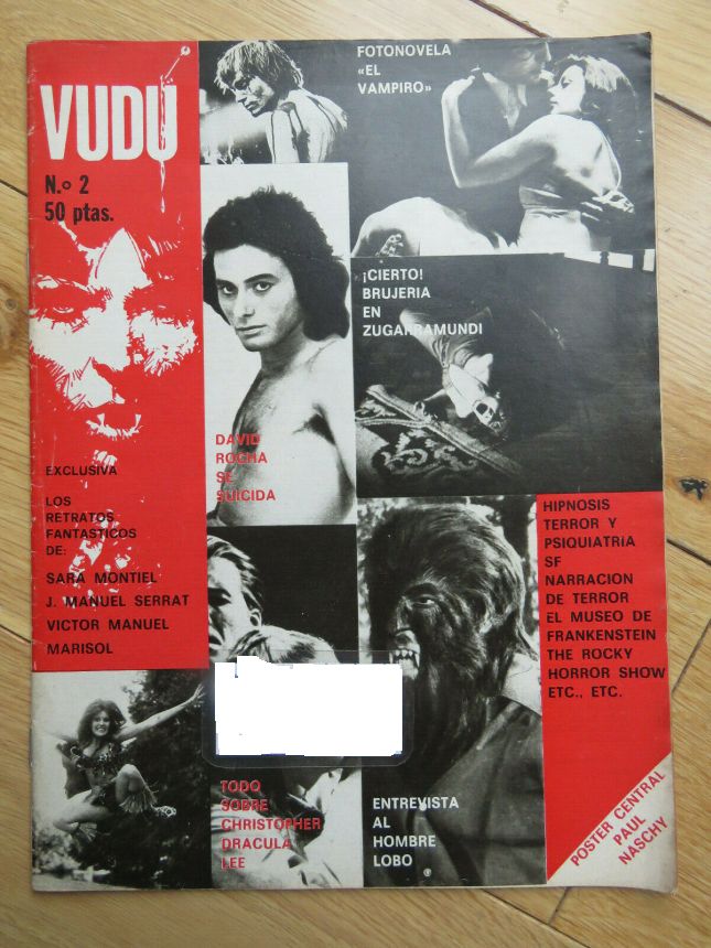 VUDU magazine side cover Issue 2 February 1975